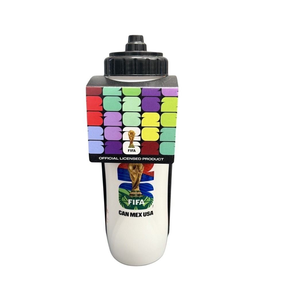 NWT FIFA World Cup 26 Official Licensed Water Bottle We Are 26 Canada Mexico USA